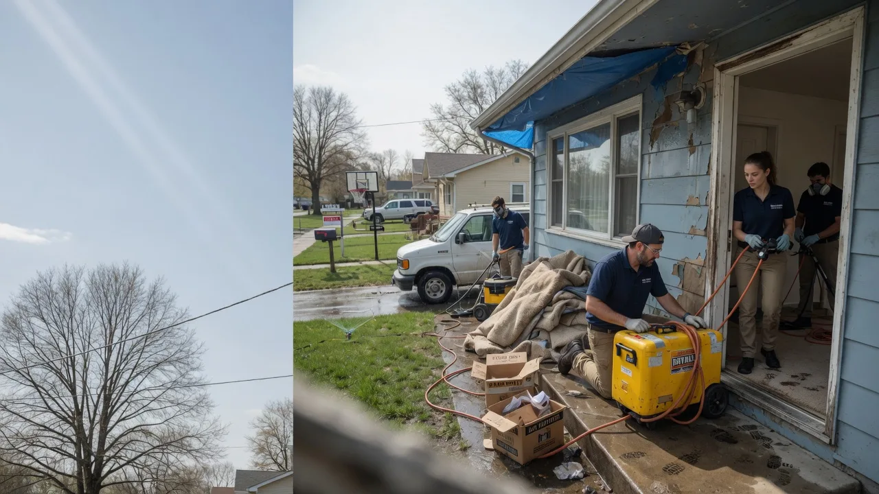 Basement Flood Cleanup in Amoret, MO near me